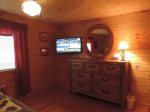 Master Bedroom with Dresser & Flat Screen TV